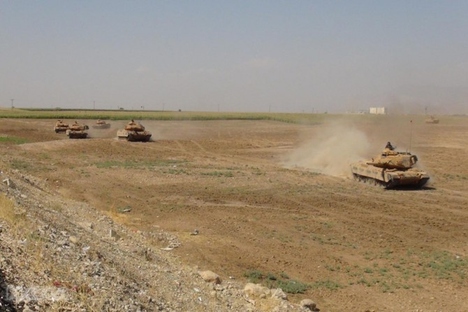 Military exercise in the Habur Zone continues on the 13th day