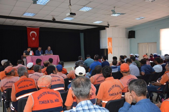Kızıltepe'de temizlik personellerine yönelik verimlilik toplantısı