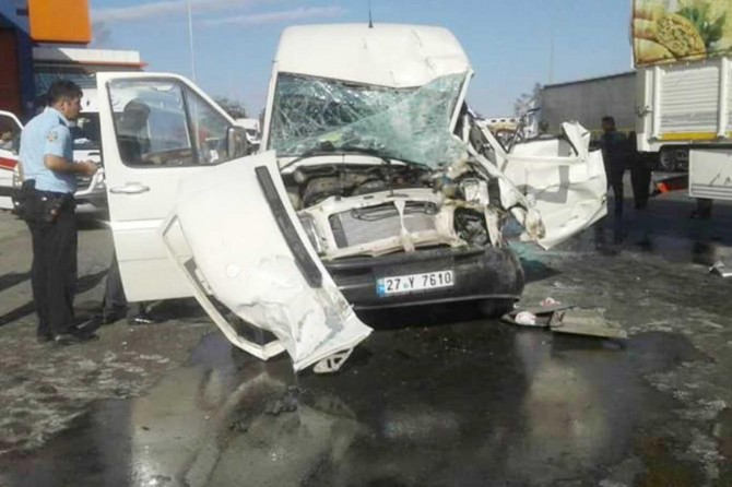 Gaziantep'te zincirleme kaza: 11 yaralı