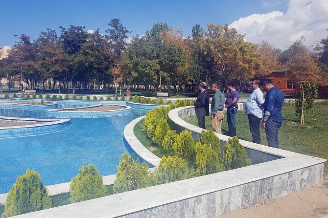 Van'da park ve bahçeler denetlendi