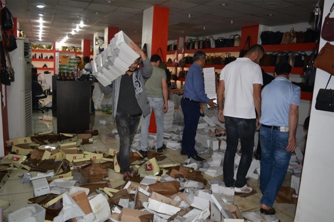 Su basan mağazada 85 bin TL'lik zarar