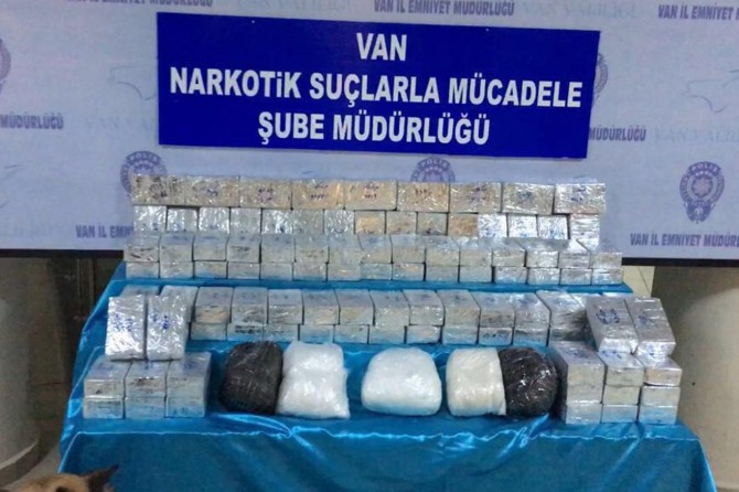 Van'da eroin ele geçirildi