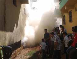 Şanlıurfa Siverek'te Bodrum Katında Yangın