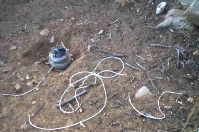 Tespit edilen basma düzenekli EYP imha edildi