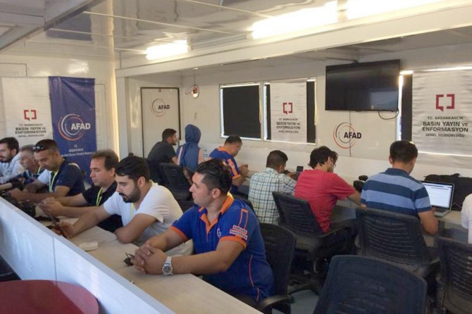 İdlib operasyonunu takip için Reyhanlı’da basın merkezi kuruldu