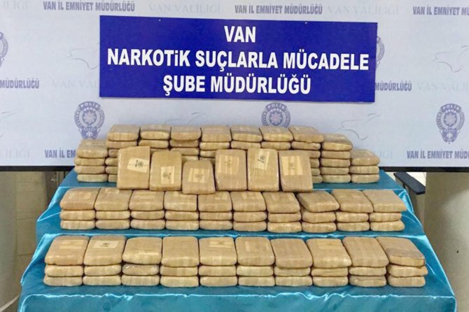 Van'da 61 kilo eroin ele geçirildi