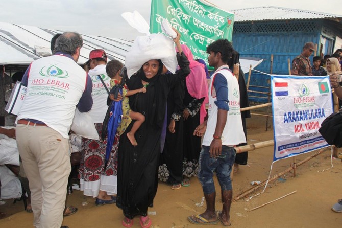 European Muslim philanthropists wrap wounds of Arakanese