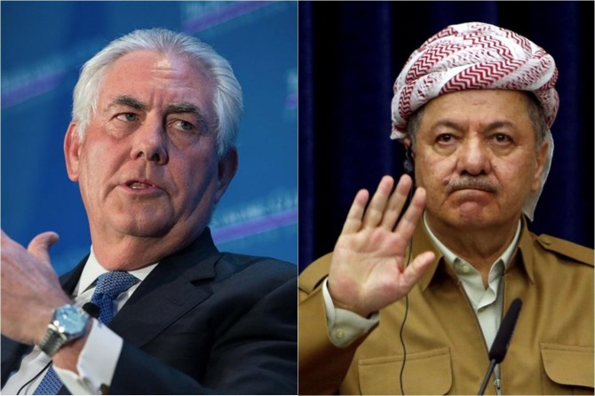 A letter was sent by the US to Barzani before the referendum