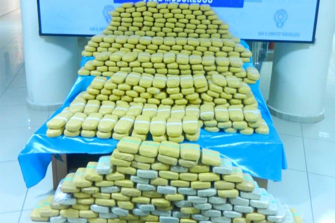 Van’da 10 ayda 2 tondan fazla eroin ele geçirildi