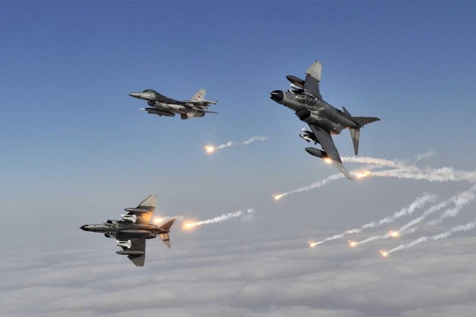 Zap'ta hava harekatı: 5 PKK'li öldürüldü