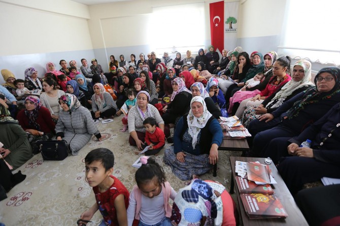 ​Gaziantep’te kadınlara soba yakma eğitimi verildi