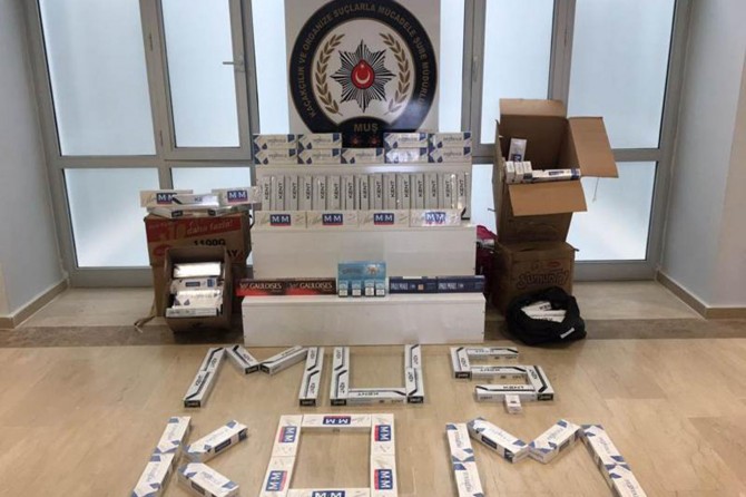 ​Muş’ta PKK ve kaçak sigara operasyonda 5 kişi tutuklandı