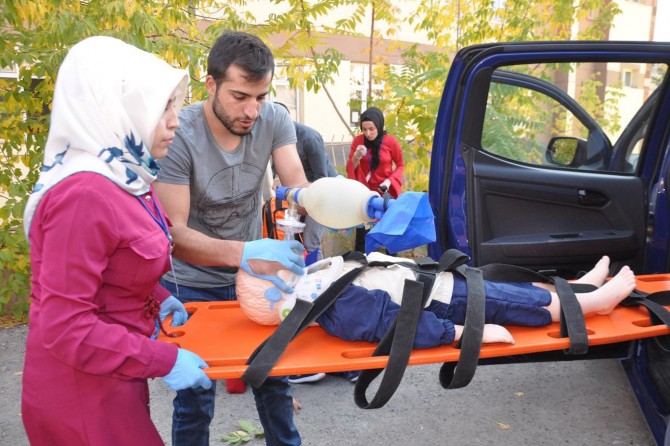 112 Acil Servis personeline eğitim