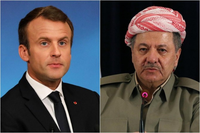 Macron and Barzani hold phone conversation