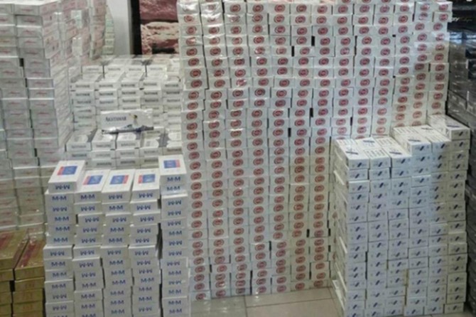 Gaziantep’te 24 bin paket gümrük kaçağı sigara ele geçirildi