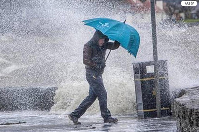 Meteorolojiden kuvvetli yağış ve rüzgar uyarısı