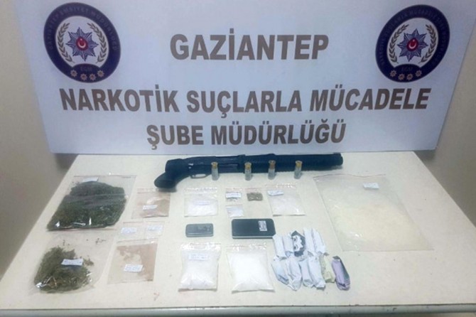 Gaziantep’te 10 kişi uyuşturucudan tutuklandı