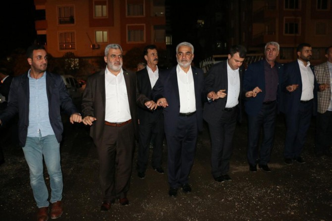 Yapicioglu beşdarî merasîma daweta Abdullah Zengînê ku Yûsufî ye bû