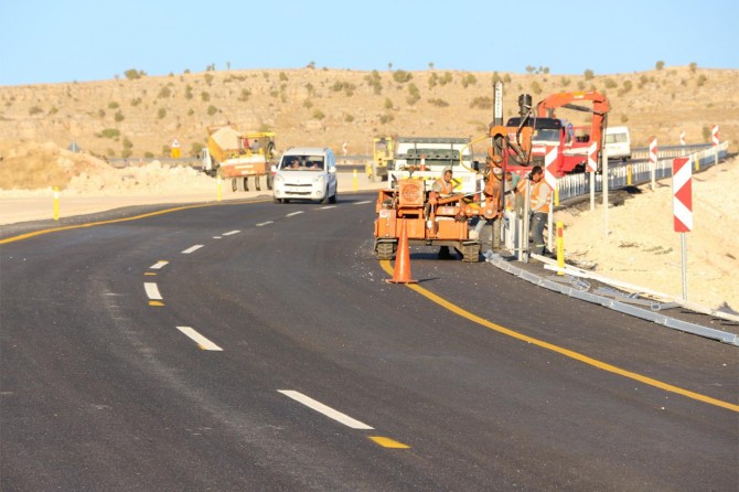 Yıllardır bitirilmeyen ​Mardin Hop Geçidindeki yol asfaltlandı
