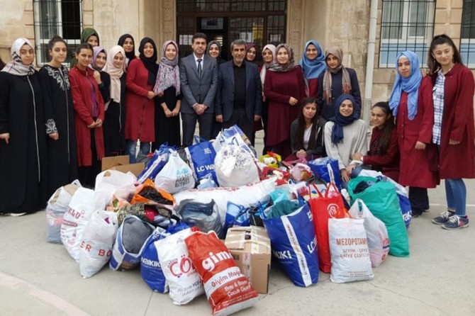 Mardin Şakir Süreyya Nuhoğlu Anadolu Kız İHL öğrencilerinden örnek davranış
