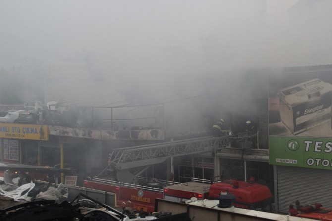 Diyarbakır Sanayi Sitesi'nde yangın
