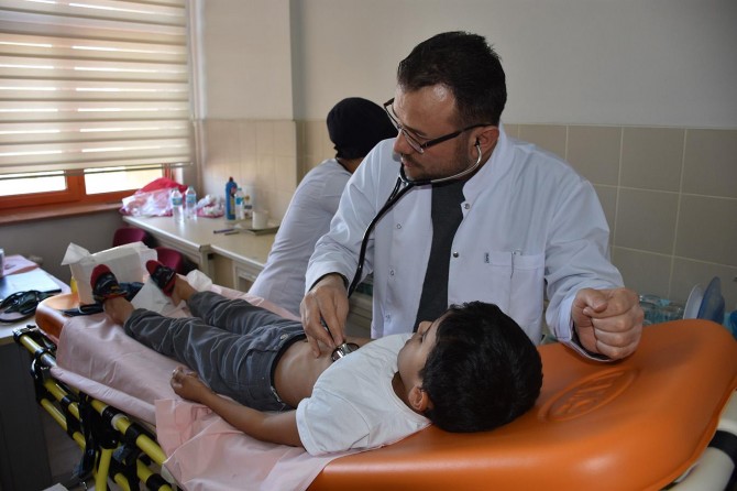 Öğrenciler ücretsiz kalp taramasından geçirildi