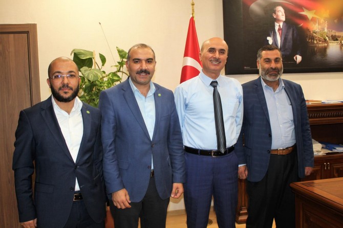 HÜDA PAR heyetinden Eyyübiye Kaymakamına ziyaret