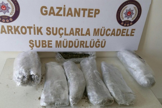 Gaziantep uyuşturucu operasyonu: 5 gözaltı