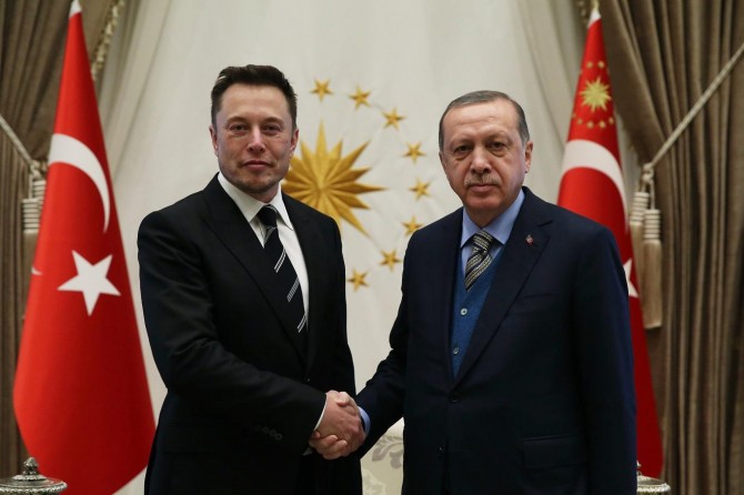 Erdogan, Elon Musk qebûl kir