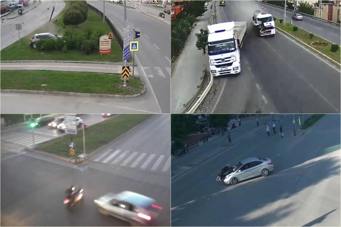 Trafik kazaları mobeselere yansıdı VİDEO