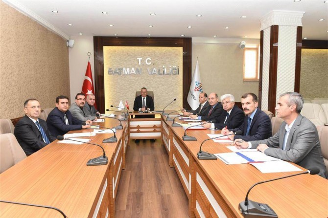 ​Batman’da eğitim yatırımları değerlendirme toplantısı yapıldı