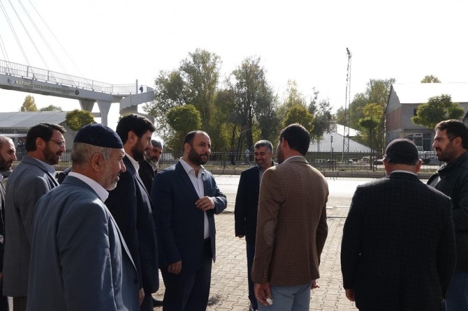 HÜDA PAR heyeti Muş esnafını ziyaret etti