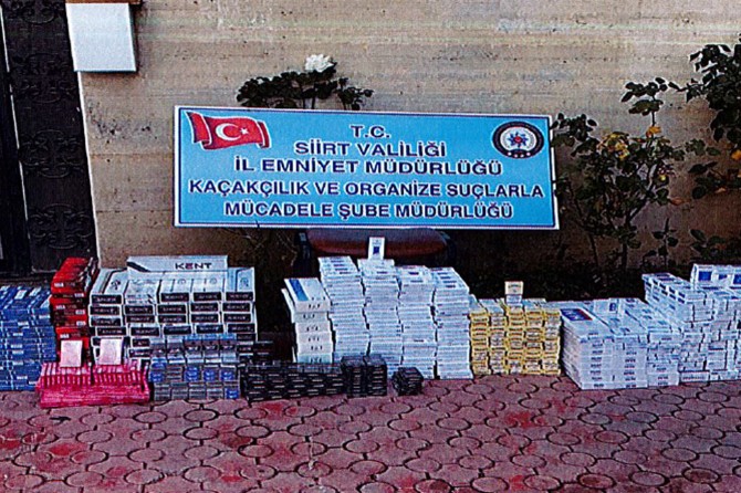 Siirt'te kaçakçılık ve uyuşturucu operasyonu