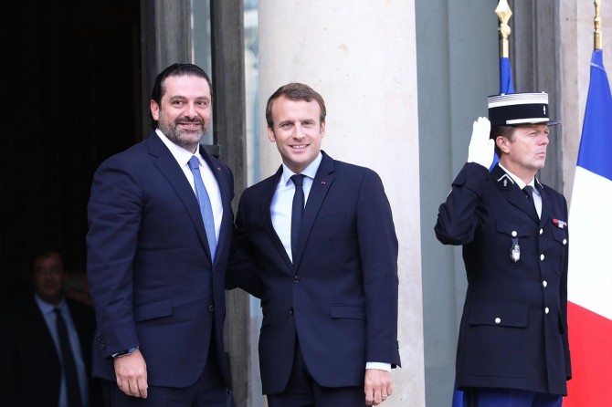 Saad Hariri, Paris'te Macron ile görüştü