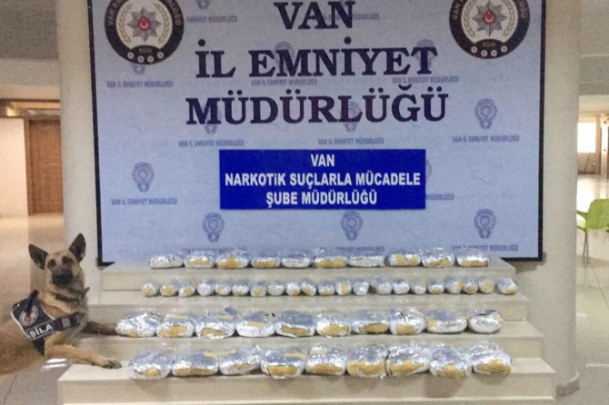 Van'da eroin ele geçirildi