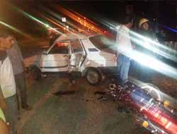 Ergani'de Motosiklet Kazası: 1 Ölü