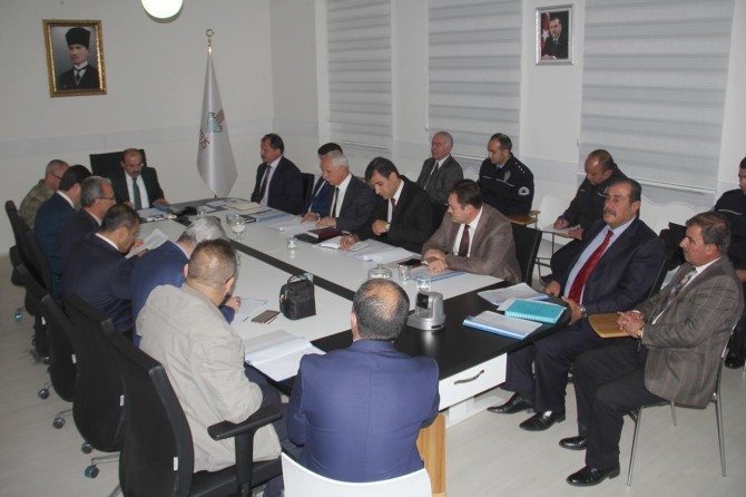 Bitlis'te karla mücadele toplantısı