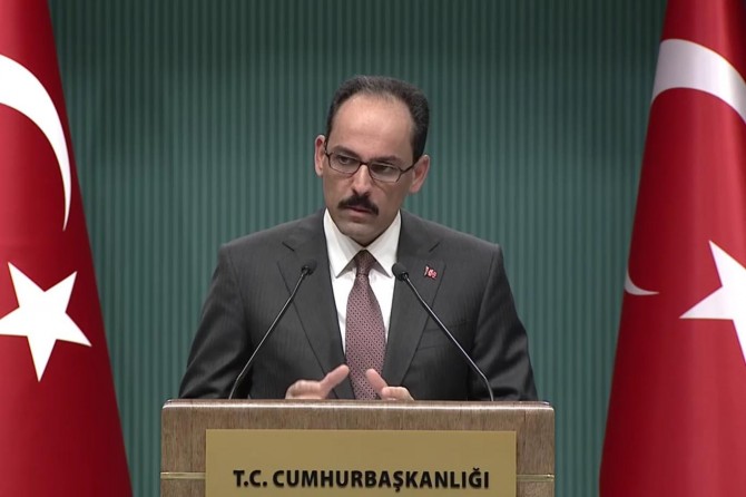 Cumhurbaşkanlığı Sözcüsü Kalın: Sarraf davası kesinlikle siyasi bir dava