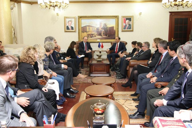 AB Delegasyonu Başkanı Christian Berger ve bereberindeki heyet Şanlıurfa’da