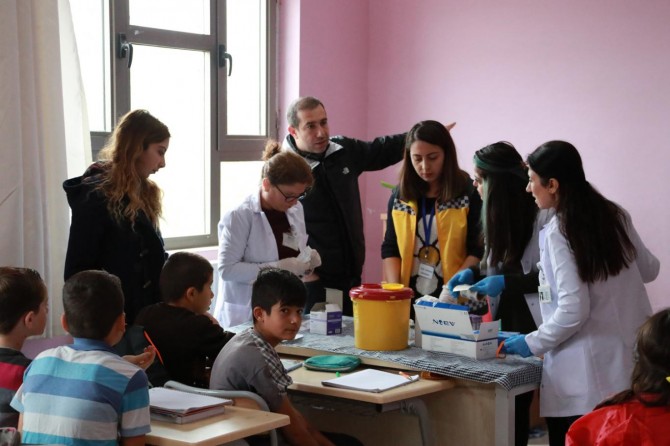 Mardin’de öğrencilere sağlık taraması