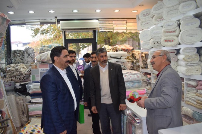 HÜDA PAR'dan Malatya esnafına ziyaret