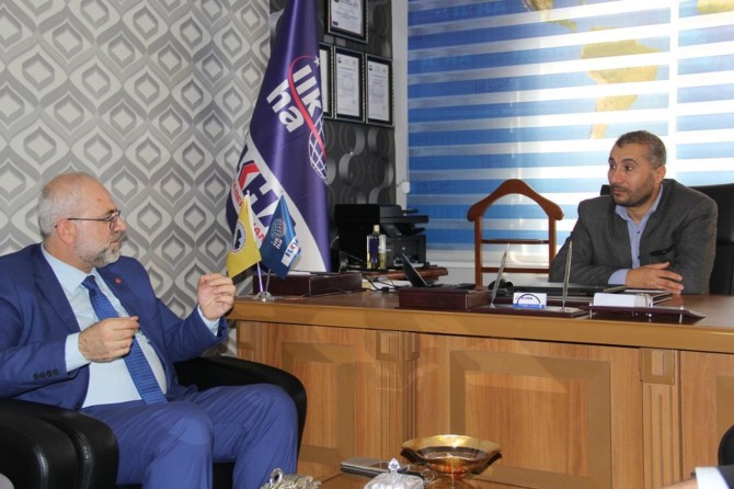 Saadet Partisi'nden İLKHA’ya ziyaret