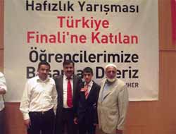 Tarsuslu Görme Engelli Hafız Türkiye İkincisi Oldu
