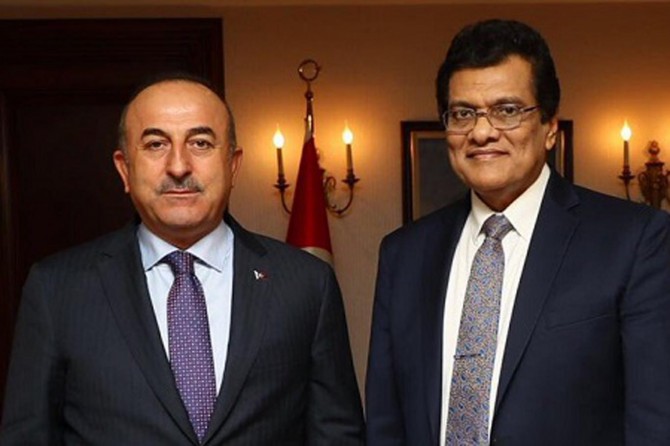 Çavuşoğlu Arakan Rohingya Birliği Genel Direktörünü kabul etti