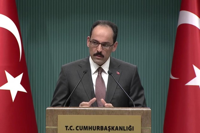 Cumhurbaşkanlığı Sözcüsü Kalın Mısır'daki cami saldırısını kınadı