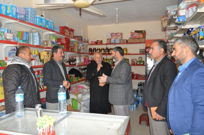 HÜDA PAR esnafın sorunlarını dinlemeye devam ediyor