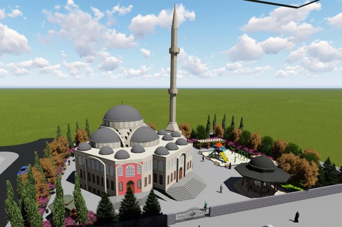 Kızıltepe'de çok amaçlı 3 katlı cami yapılacak
