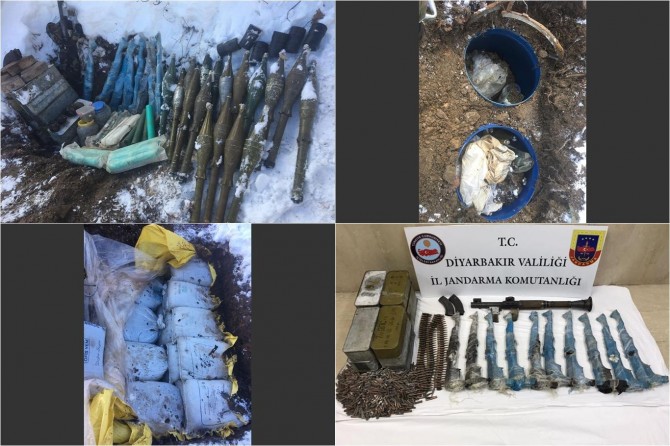 Li Diyarbekirê 2 ton û 800 kîlo teqemenîû gelek muhîmat hat bidestxistin