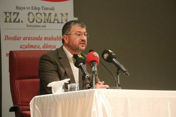 Şanlıurfa'da Hayâ ve Edep Timsali Hz. Osman programı