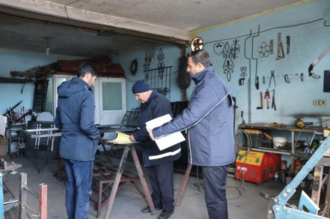 ​Van'da görüntü ve ses kirliliğine neden olan iş yerlerine denetim